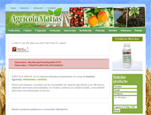Tablet Screenshot of agricolamatias.cl